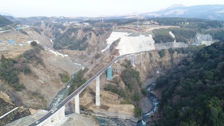 阿蘇長陽大橋外補修