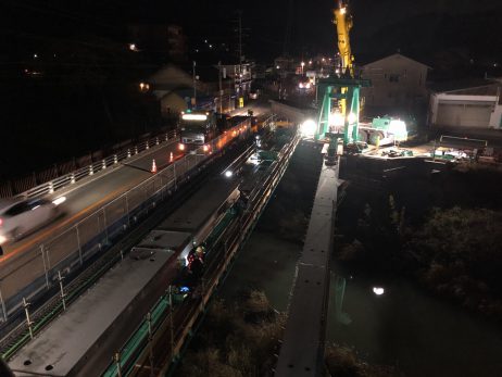 日下橋上部工事
