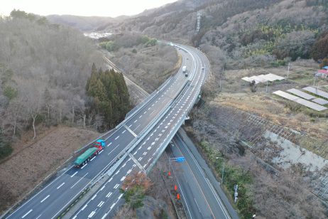 越河橋（上り線）床版取替