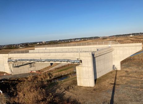 東関道北排水路橋上部工事